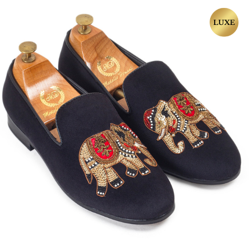 The Maharaja Slipons (Black - Limited Edition)