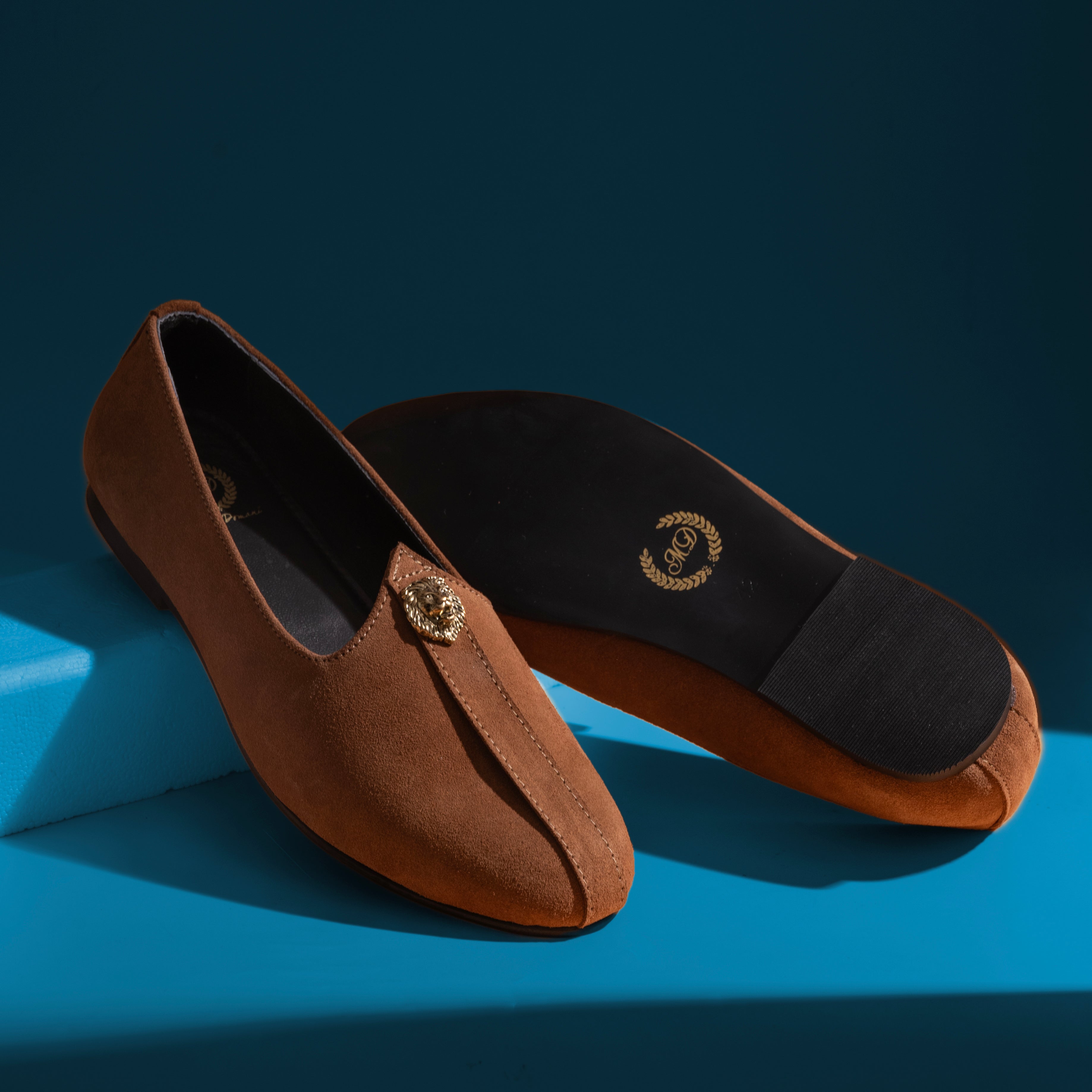 Pasha©️ Suede Juttis (Chocolate Brown)