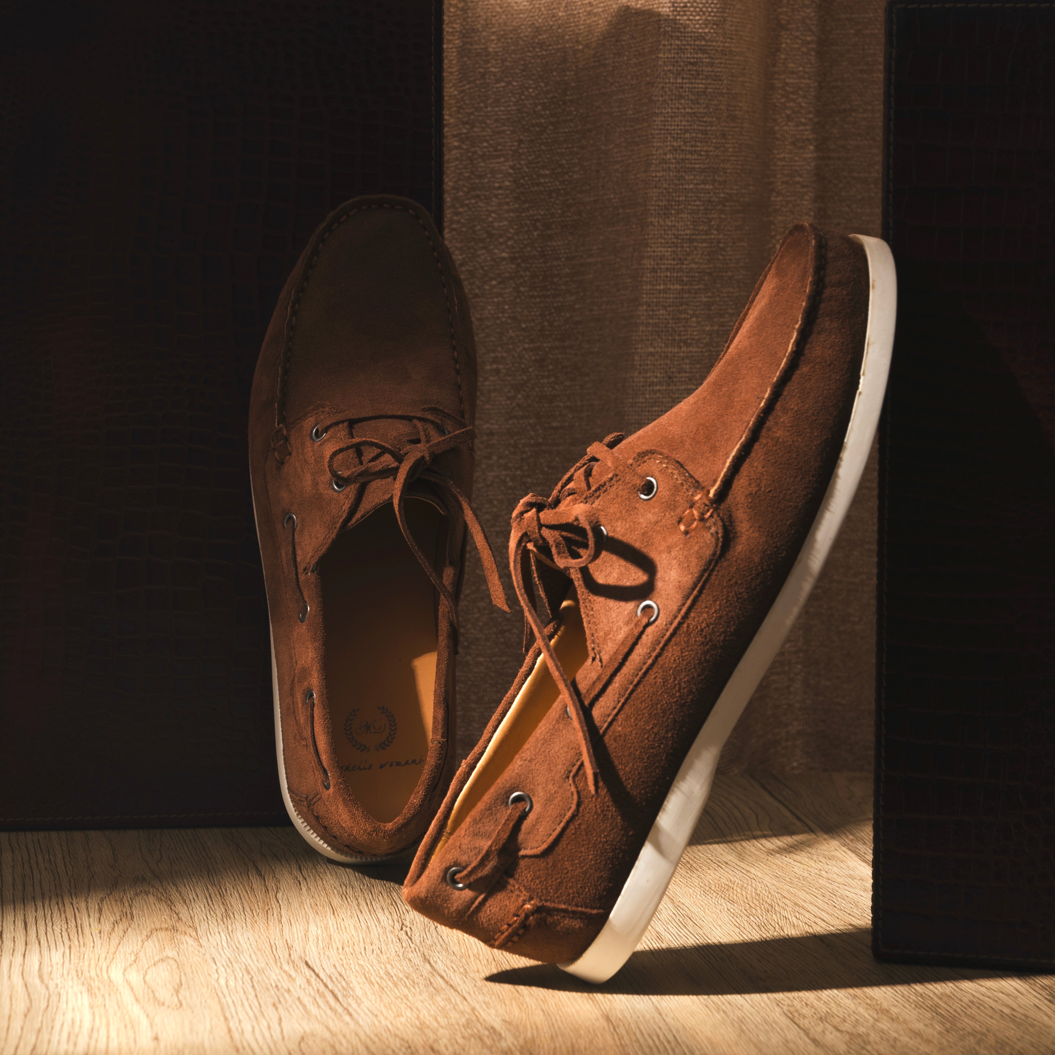 Lucia Yatch Suede Loafers (Brown - Limited Edition)