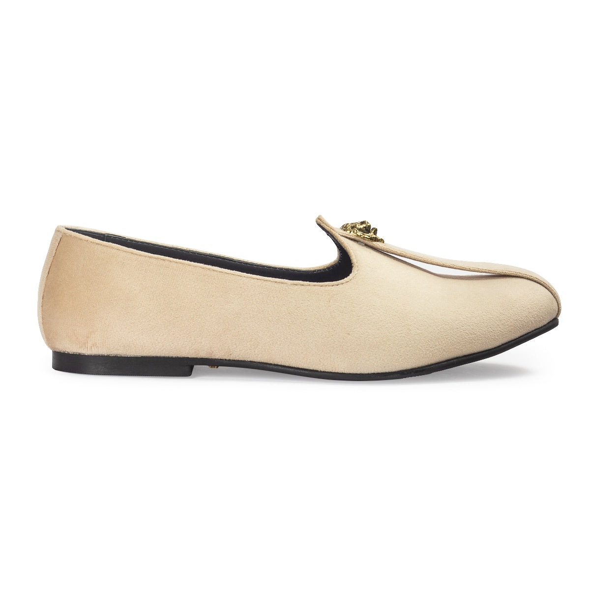 Pasha©️ Velvet Juttis (Beige)