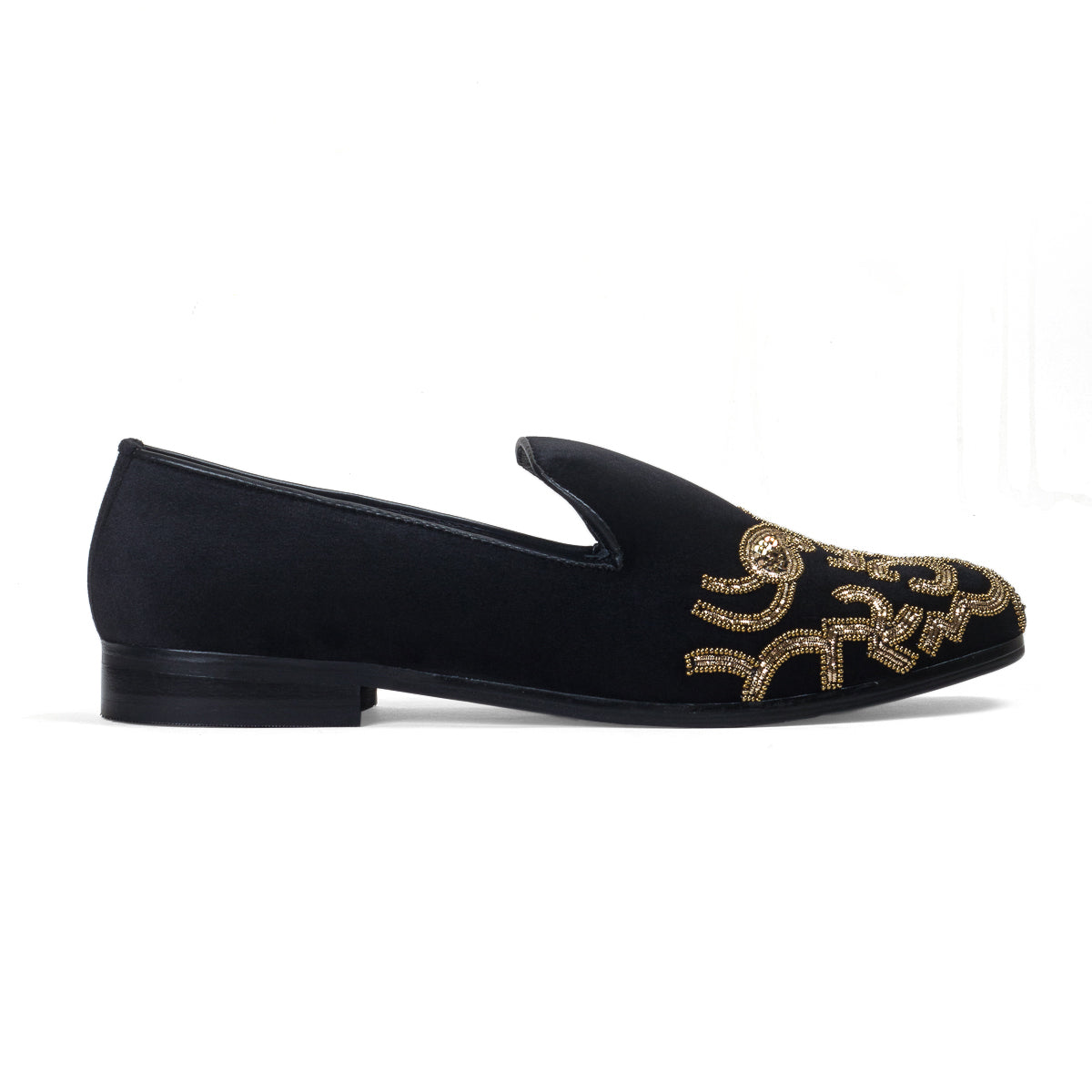 The Royal Monarch Slipons (Black)