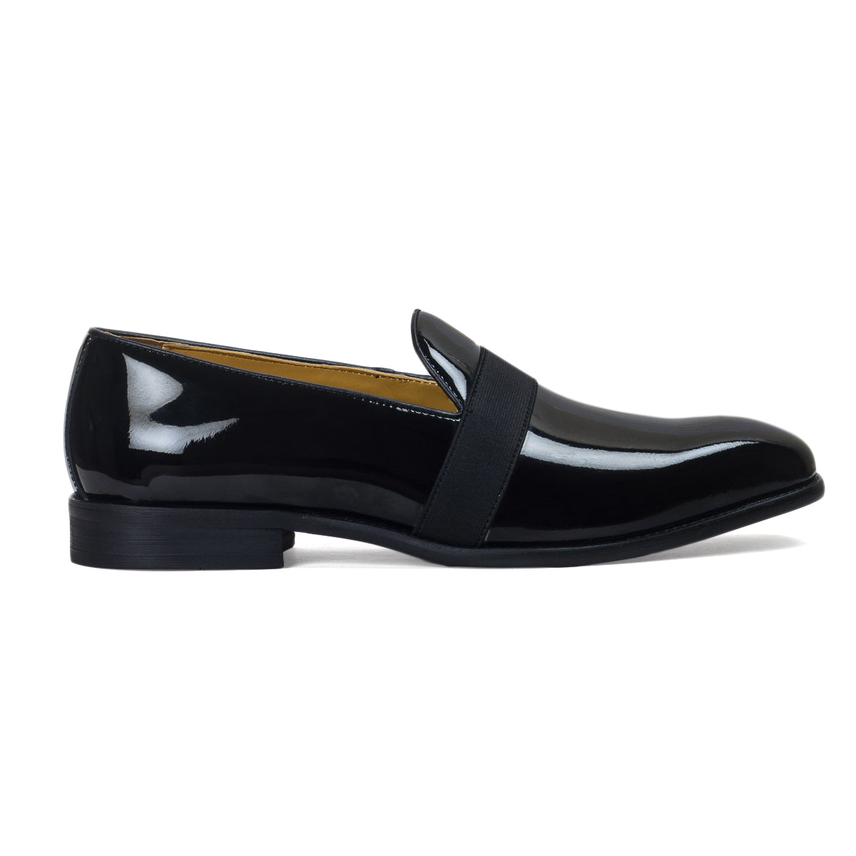 The Santana Leather Slipons (Patent Black - Limited Edition)