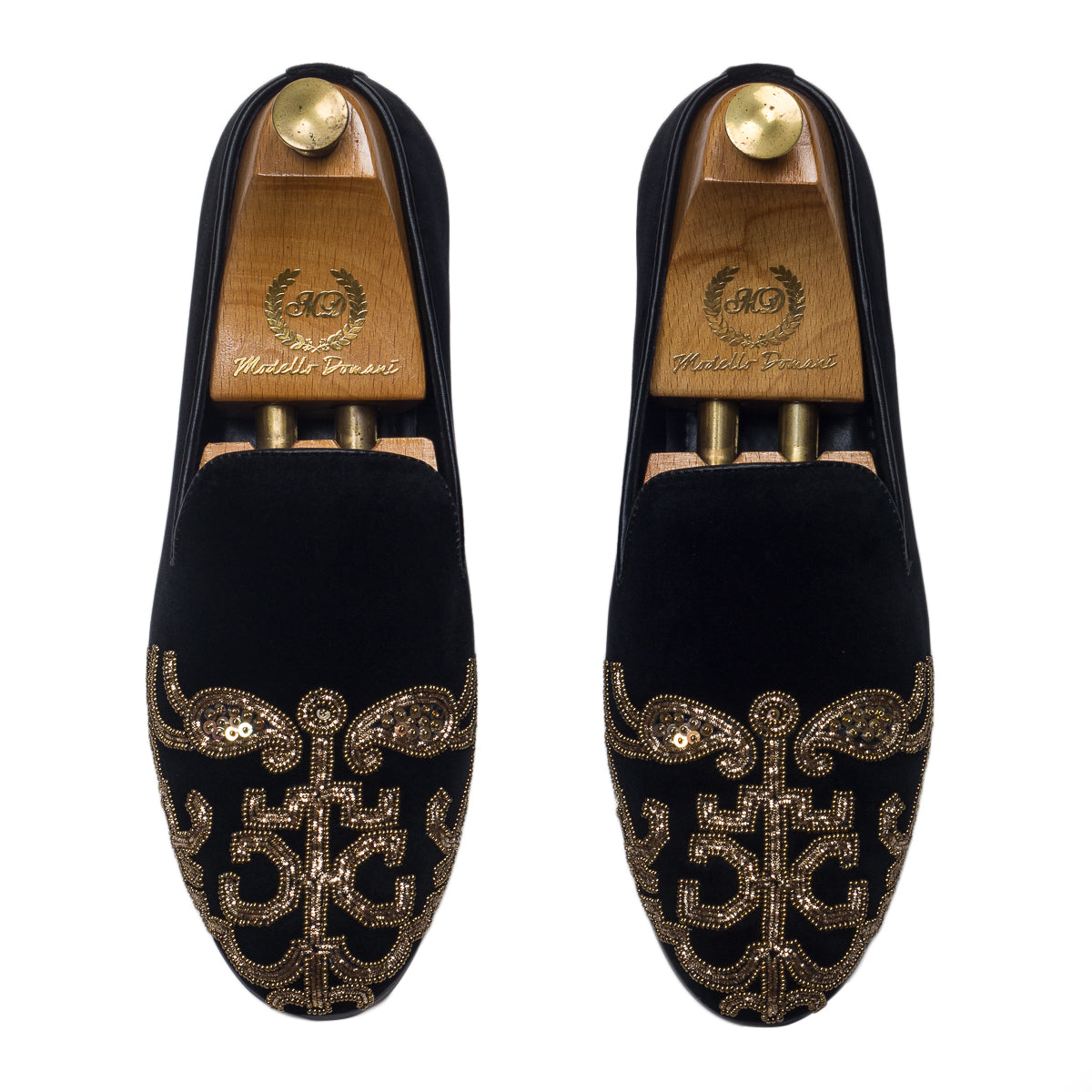 The Royal Monarch Slipons (Black)