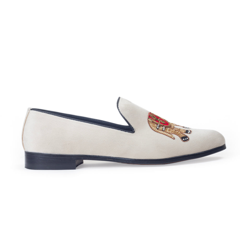 The Maharaja Slipons (Cream Beige - Limited Edition)