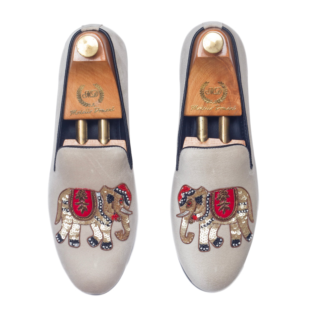 The Maharaja Slipons (Cream Beige - Limited Edition)