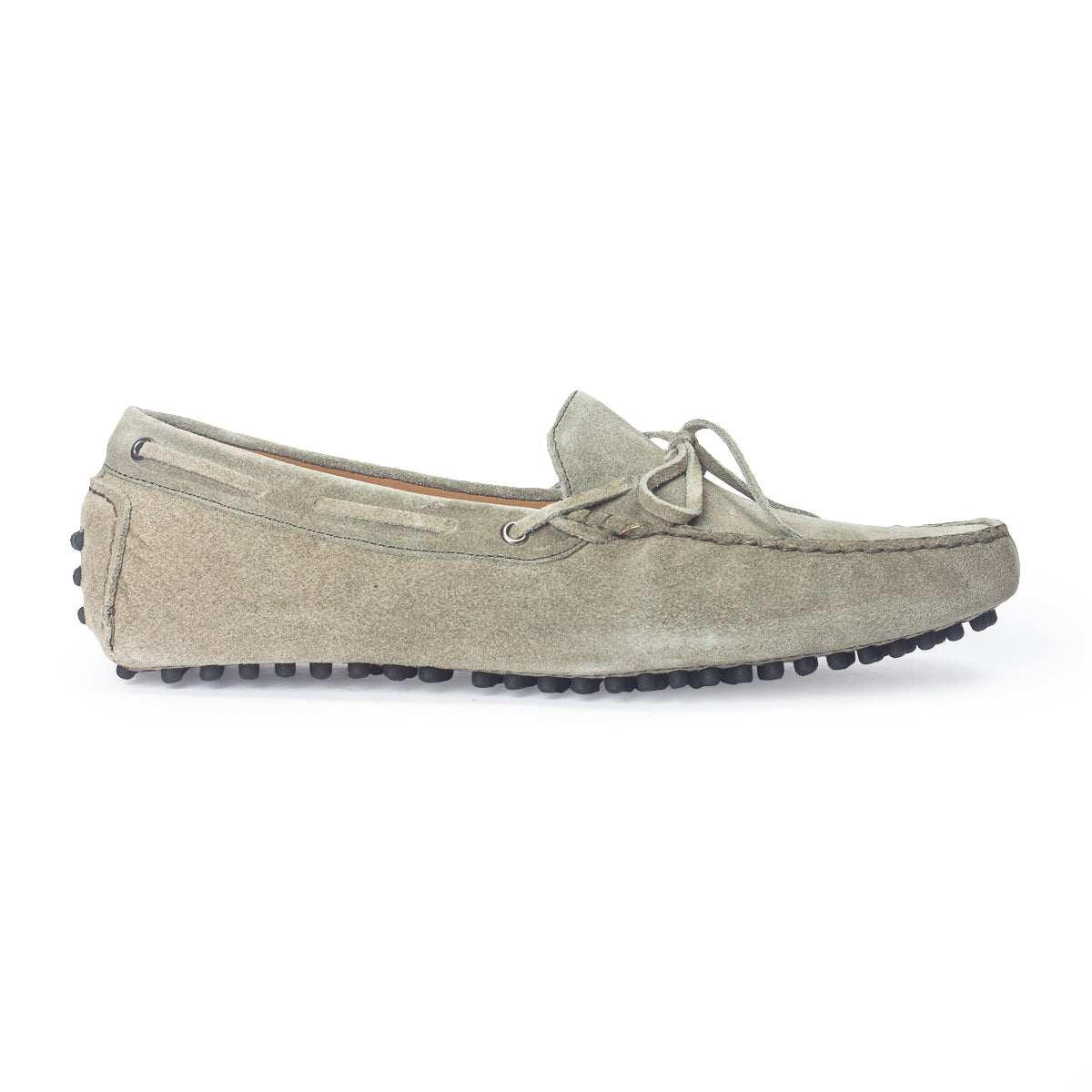 Gommino Suede Bow Loafers (Moon Grey - Limited Edition)