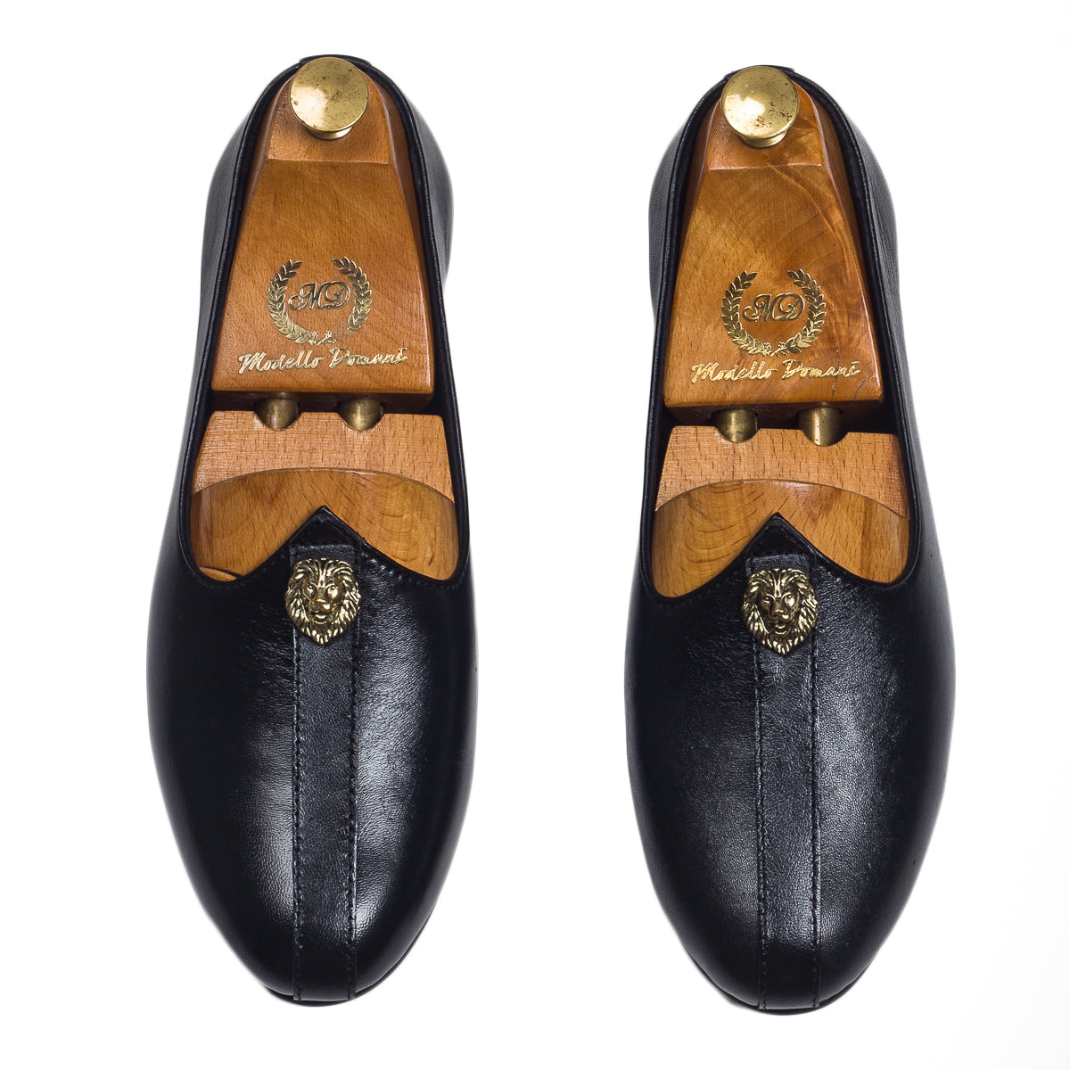 Pasha©️ Leather Juttis (Black)