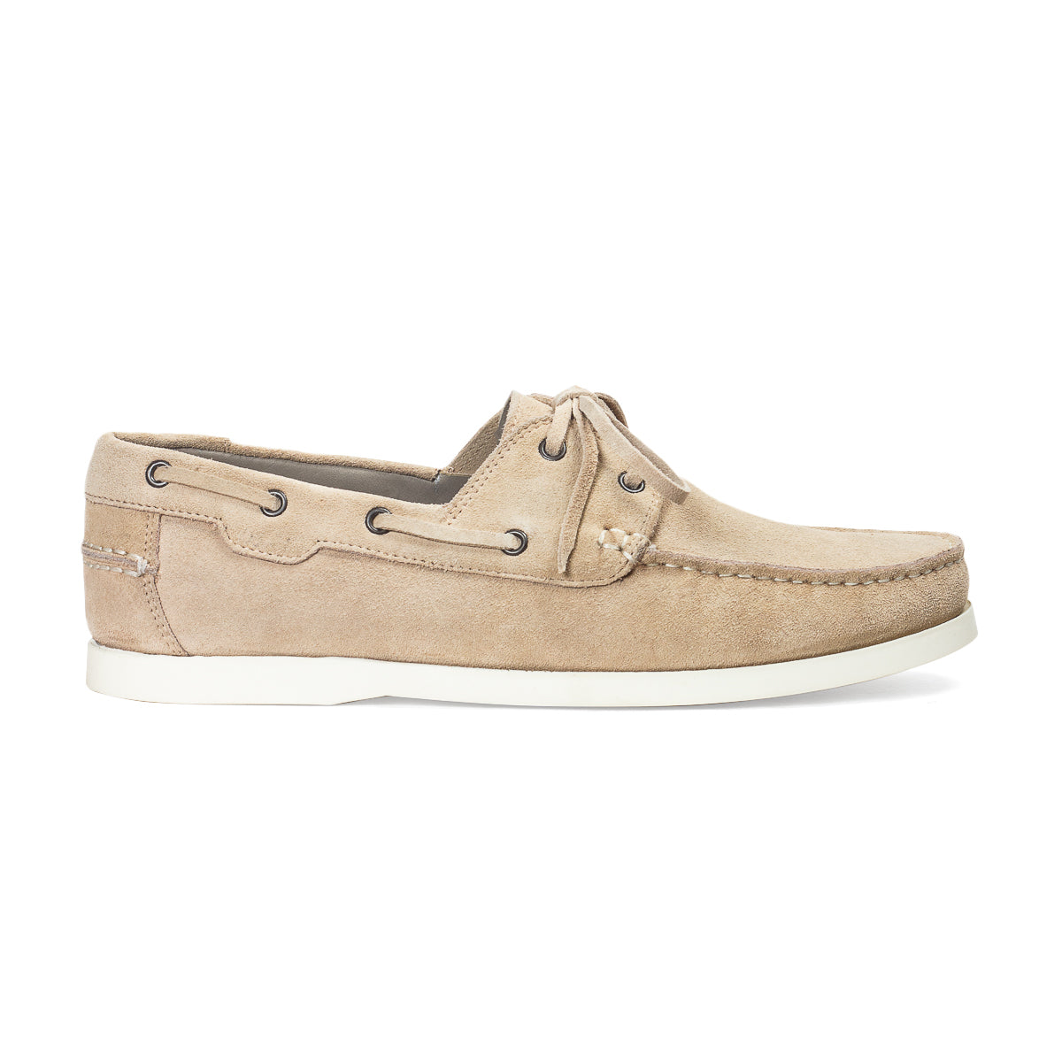 Lucia Yatch Suede Loafers (Beige - Limited Edition)