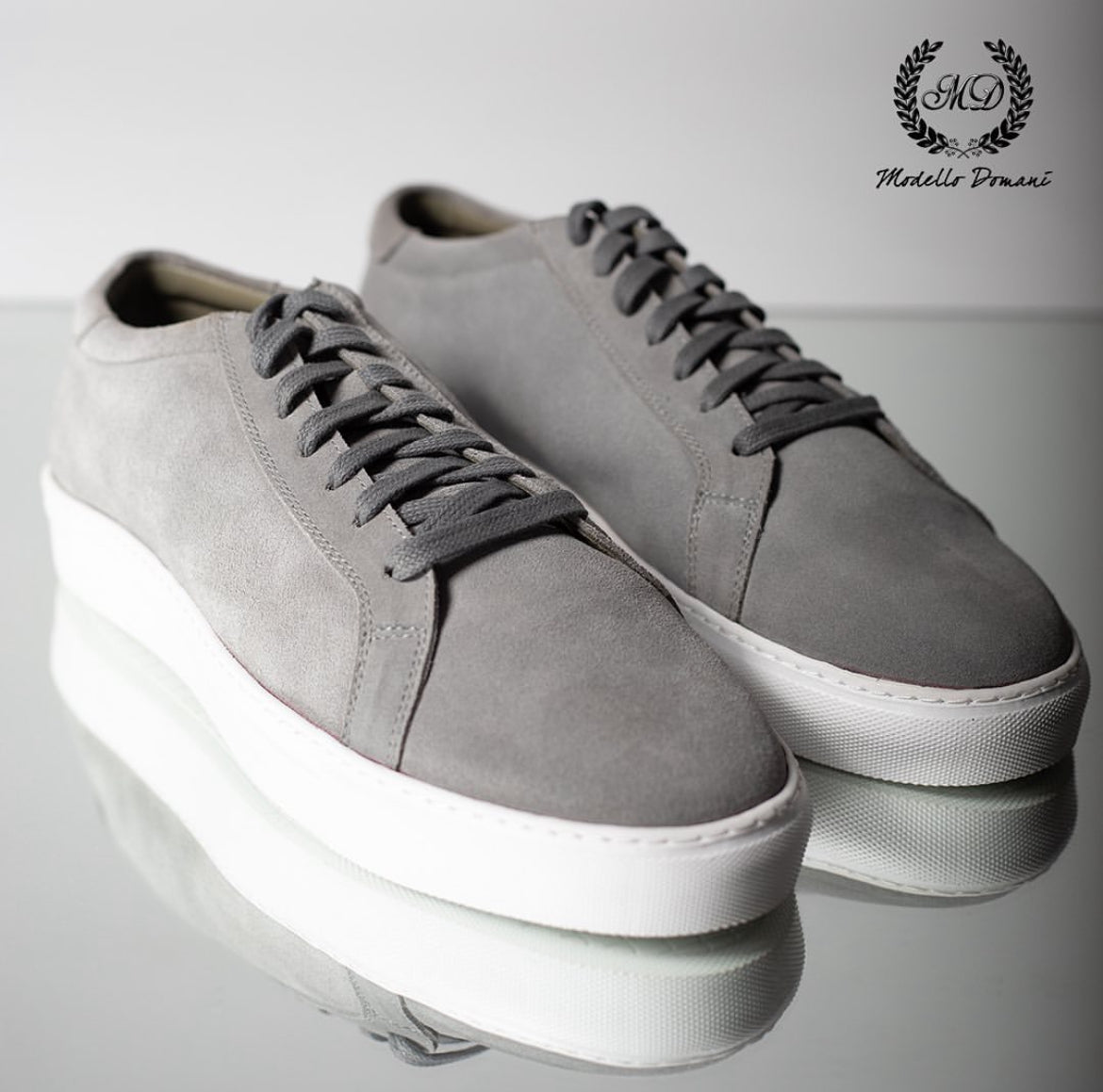 Domani Comfort Suede Sneakers (Grey)