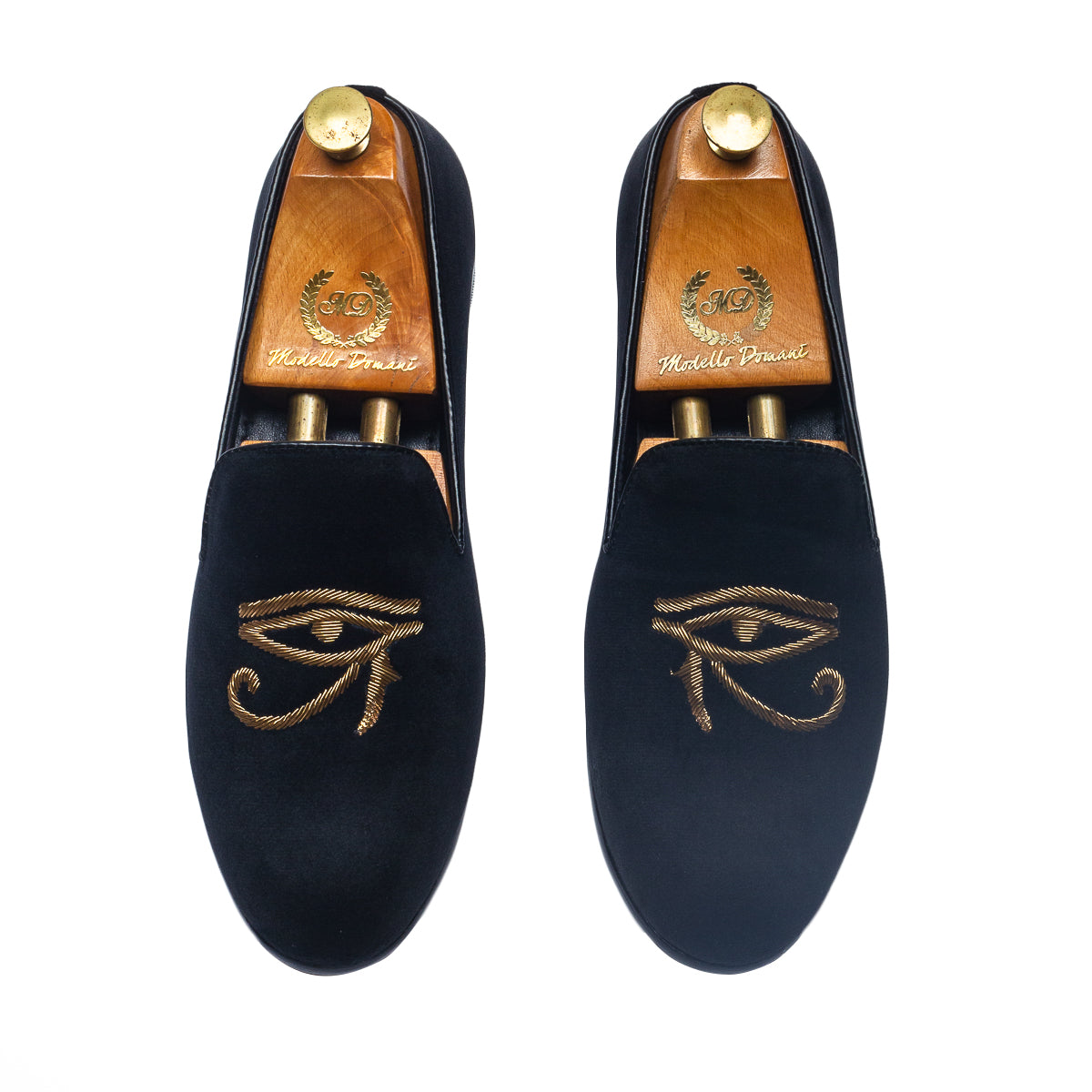 The Egyptian King Slipons (Black)
