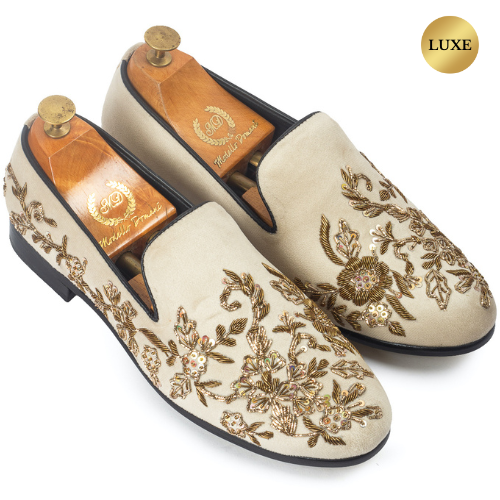 Golden Garden Slipons (Beige - Limited Edition)
