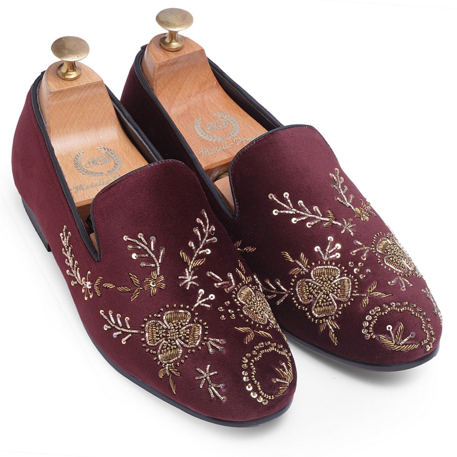 The Clover Slipons (Wine)