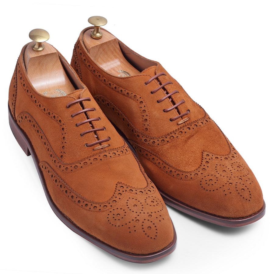 Tan sales suede brogues