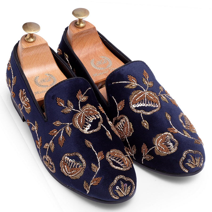 The Golden Flora (Navy)