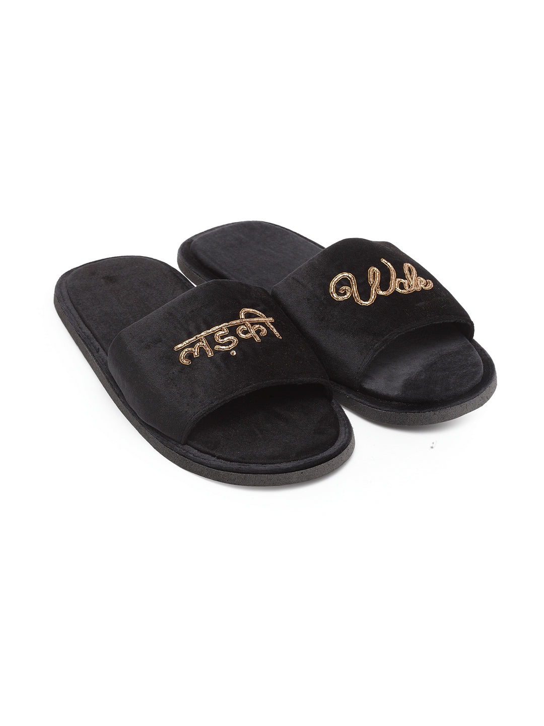 Men Customized Wedding Domani Slippers (Bulk Order Only)