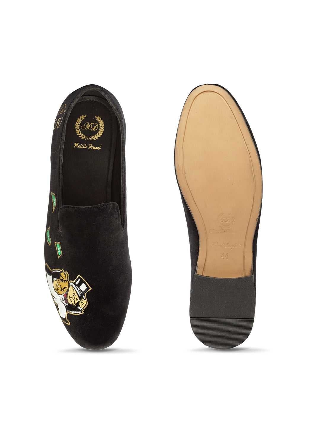 Monopoly Man Hand-Painted Slipons (Only Size 8 & 10) (Limited Edition)