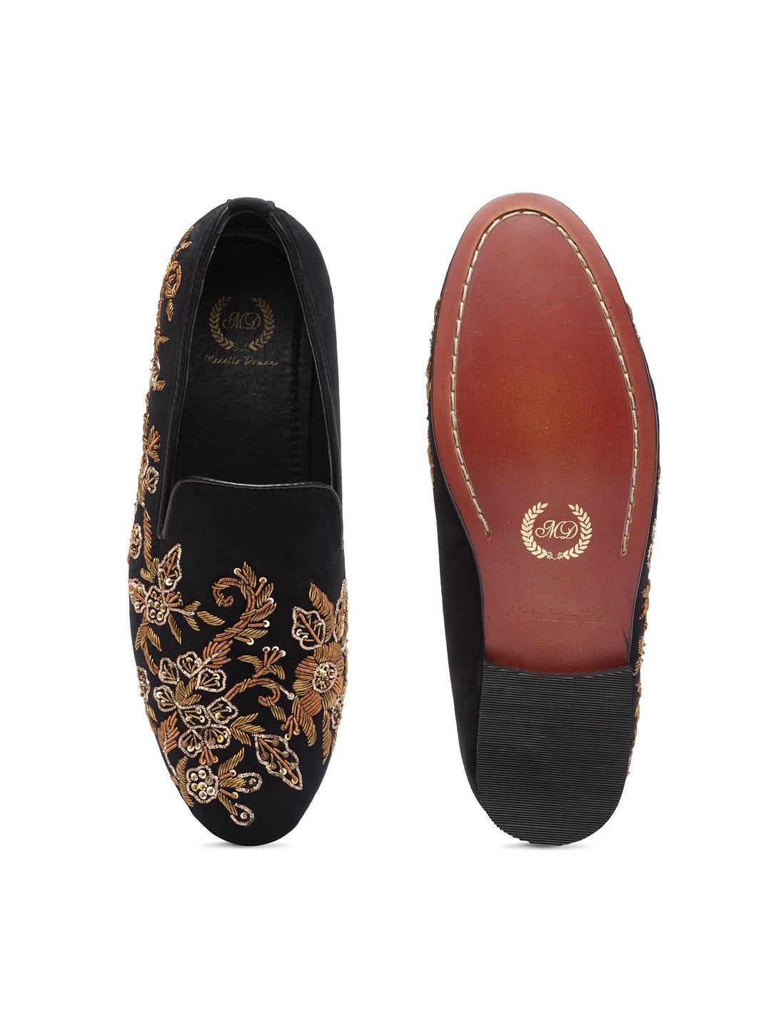 Golden Garden Slipons (Black - Limited Edition)