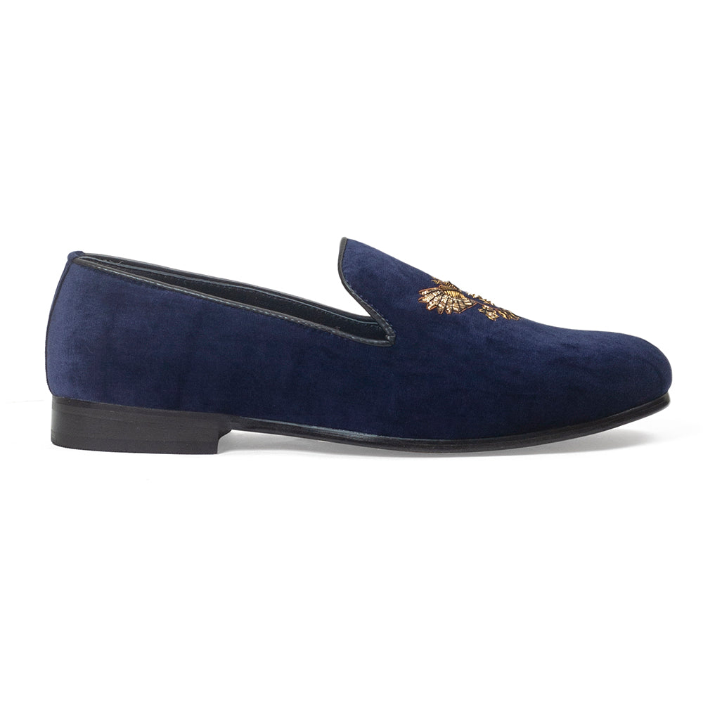 The Falcon Slipons (Navy)