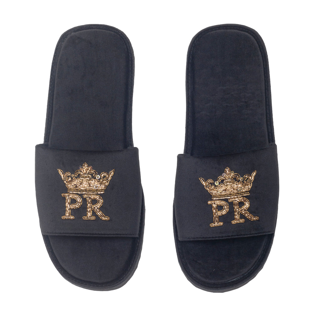 Men Customized Wedding Domani Slippers (Bulk Order Only)