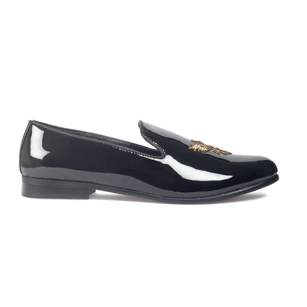 The Falcon Slipons (Patent Black)