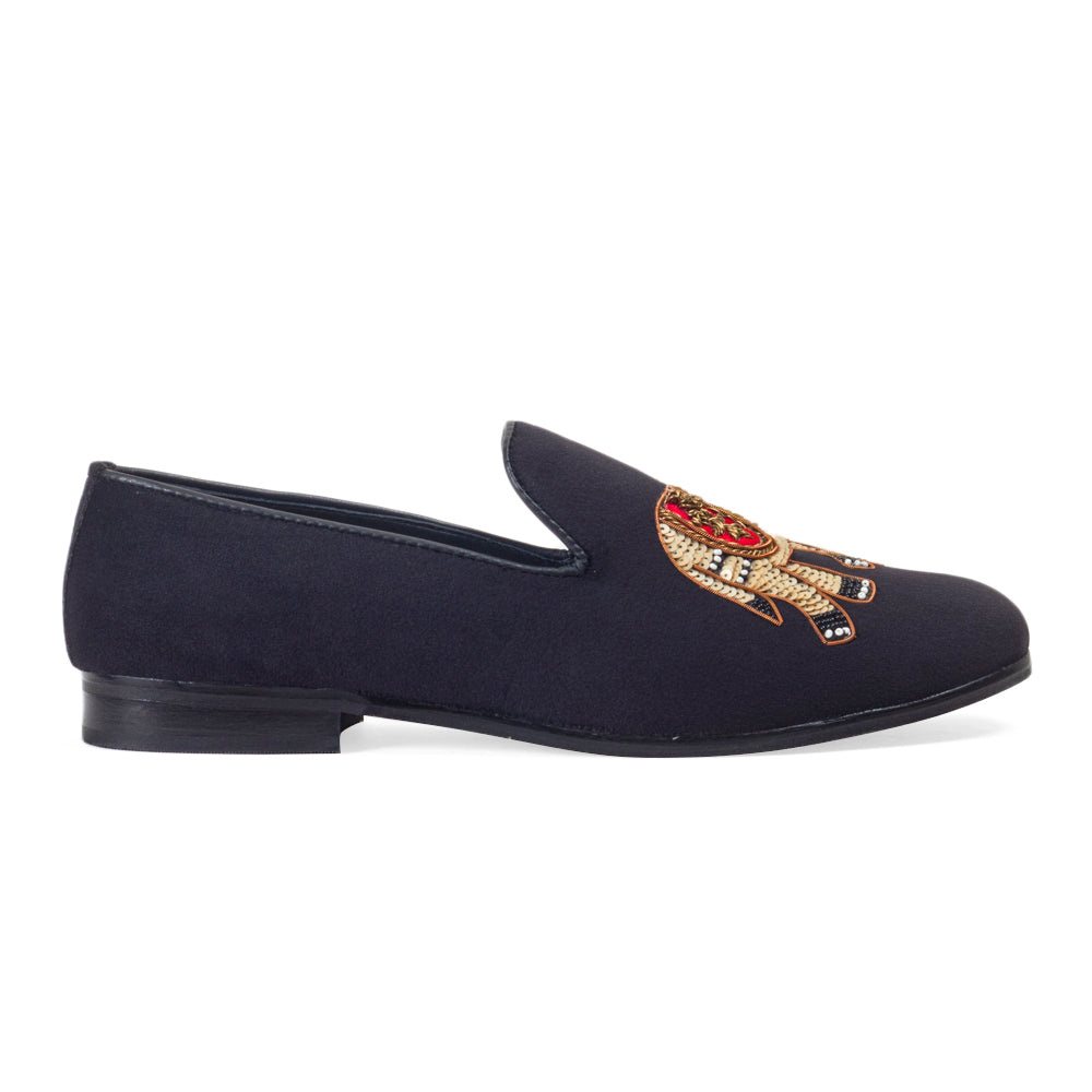 The Maharaja Slipons (Black - Limited Edition)