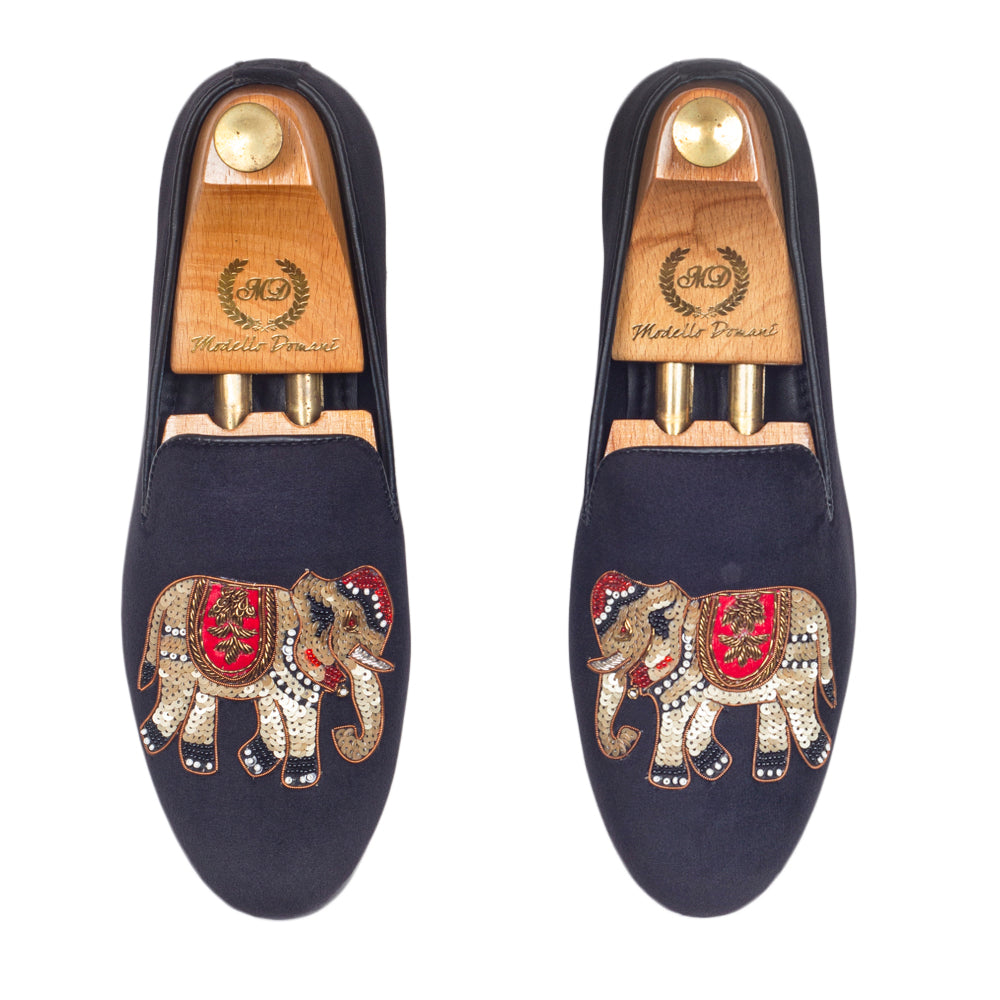 The Maharaja Slipons (Black - Limited Edition)