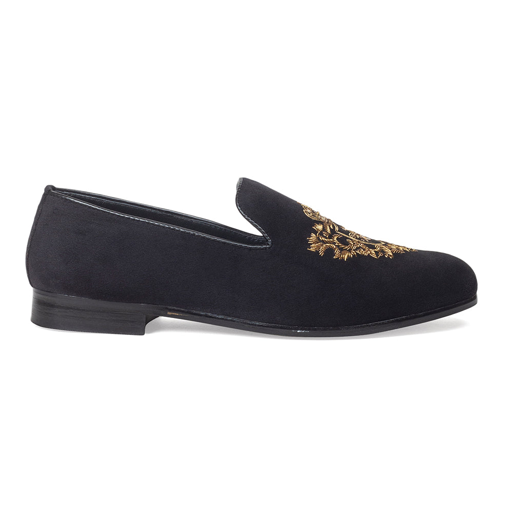 The Regal Bee Slipons (Black)