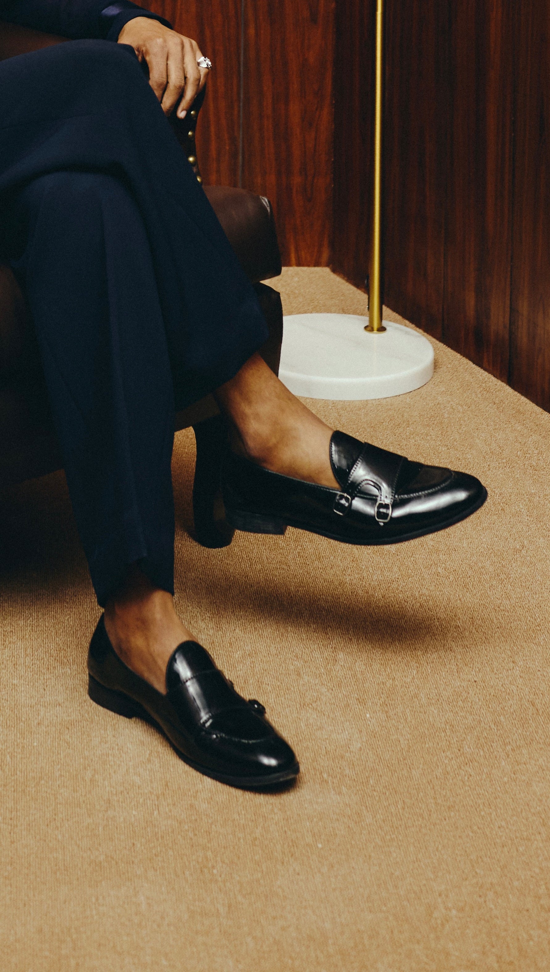 Low Cut Monks (Patent Black)