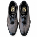 Made to order black grey patina wholecut Oxford for corporate and wedding wear