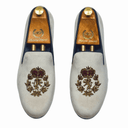 The Kingsman Slipons (Beige - Limited Edition #GoldBottom) — Beige slipons | Modello Domani