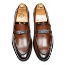 Cavalier Patina Leather Slipons (Tan-Brown) (Limited Edition)