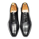 Kingsley Patina Leather Wholecut (Black-Grey)