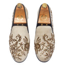Golden Garden Slipons (Beige - Limited Edition) — Beige slipons | Modello Domani