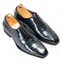 Draco Patina Leather Wholecut (Marine Blue) (Made to Order) (Limited Edition)
