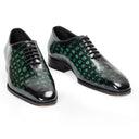Draco Patina Leather Wholecut (Emerald Green) (Made to Order) (Limited Edition)