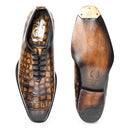 Draco Patina Leather Wholecut (Yellow Cognac) (Made to Order) (Limited Edition)