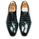 Draco Patina Leather Wholecut (Emerald Green) (Made to Order) (Limited Edition)