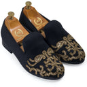 The Royal Monarch Slipons (Black) — Black slipons | Modello Domani