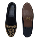 The Royal Monarch Slipons (Black) — Black slipons | Modello Domani