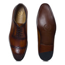 Milano Patina Leather Brogues (Patina Tan - Limited Edition) — Tan shoes | Modello Domani