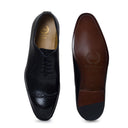 Milano Leather Brogues (Black) — Black shoes | Modello Domani