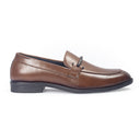 Italian Cut Knot Buckle Slipons (Tan) — Tan slipons | Modello Domani
