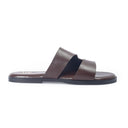 Azura Slippers (Brown) — Brown slippers | Modello Domani