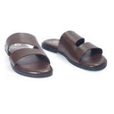Azura Slippers (Brown) — Brown slippers | Modello Domani