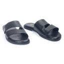 Azura Slippers (Black) — Black slippers | Modello Domani