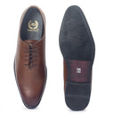 Classic Wholecut Derby (Tan) — Tan shoes | Modello Domani