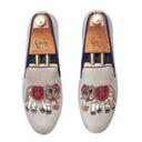The Maharaja Slipons (Cream Beige - Limited Edition) — Beige slipons | Modello Domani