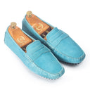 Gommino Suede Penny Loafers (Mountain Ice Blue - Limited Edition) — Blue loafers | Modello Domani