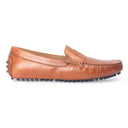 Gommino Leather Penny Loafers (Tan) — Tan loafers | Modello Domani