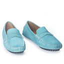 Gommino Suede Penny Loafers (Mountain Ice Blue - Limited Edition) — Blue loafers | Modello Domani